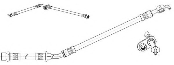 CEF 514589 Brake Hose